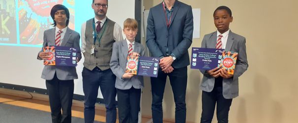 Pupils celebrate reading at the Inspire Laureate awards cere...