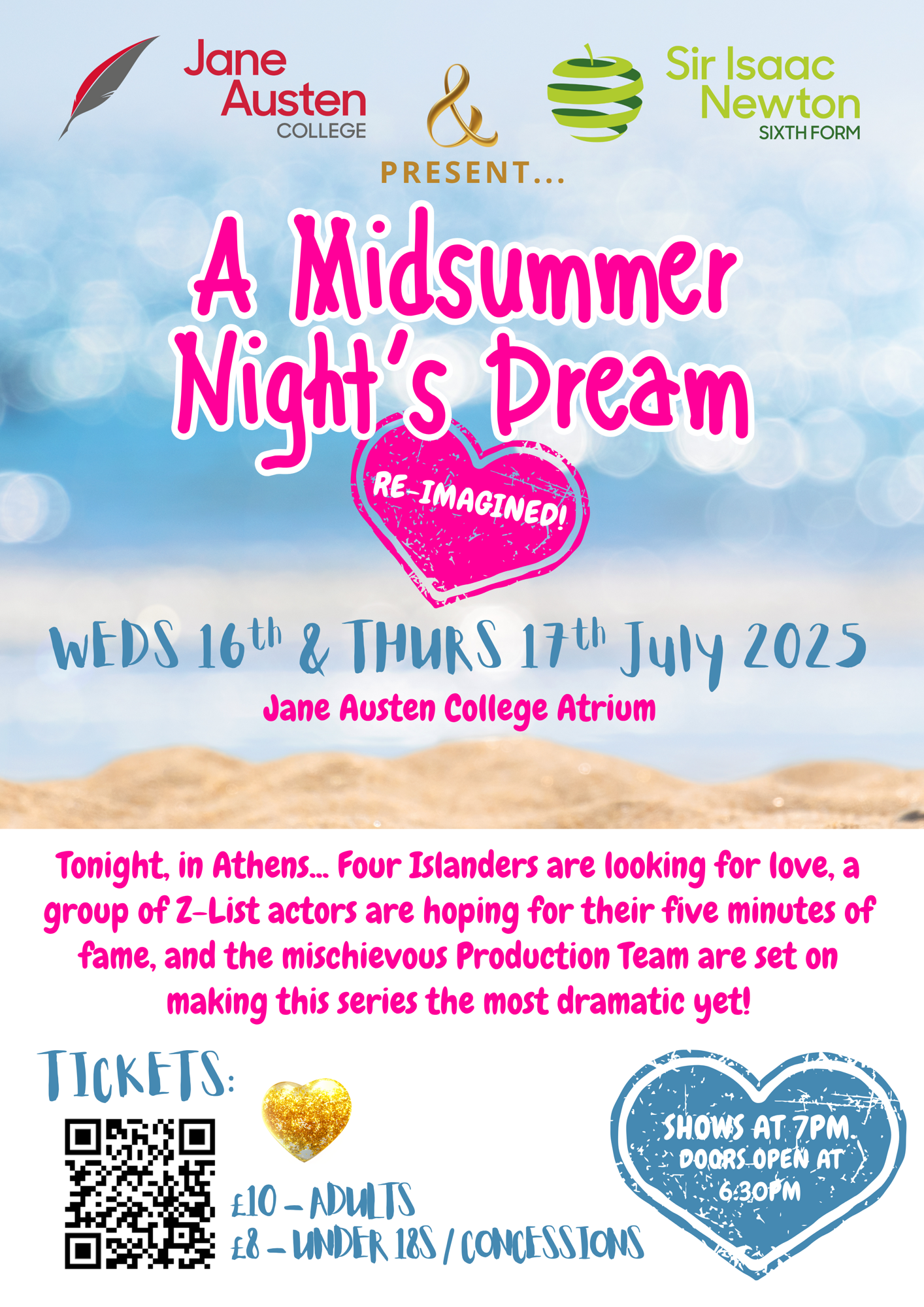 Jane Austen College & Sir Isac NEwton Sixth Form present...
